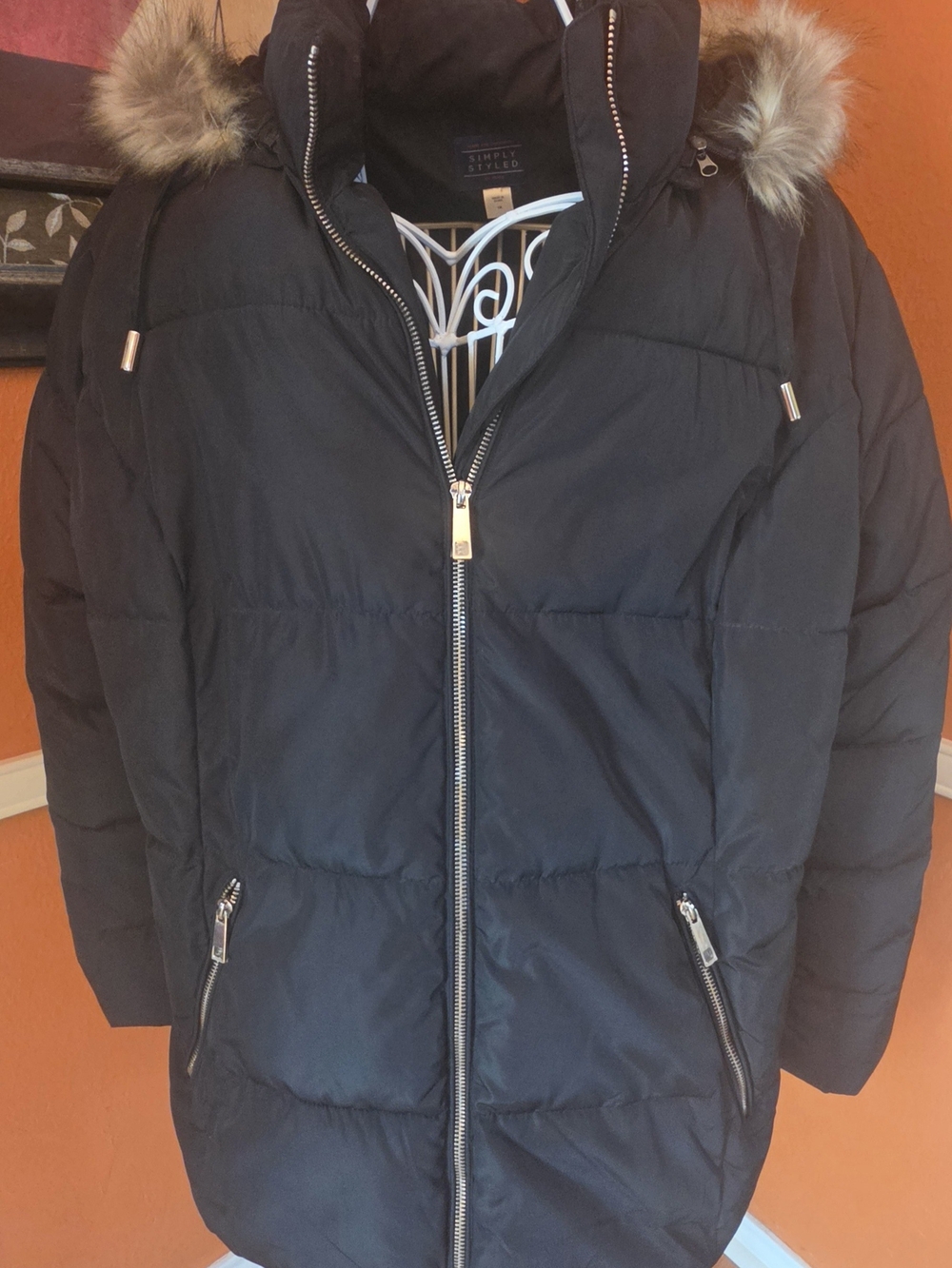 Sears Simply Styled Navy and White Label Jacket